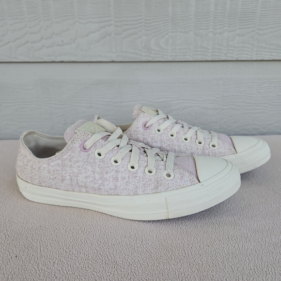 Converse CTAS Remix Low Top Sneakers Shoes Pink White Women SZ 8 - Picture 1 of 12